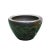Chinese Chinese Dark Gray Black Ceramic Motif Pattern Accent Pot Planter For Sale - Image 3 of 7