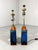Large Blue Green Table Lamp Bases, 1960s, Set of 2 For Sale - Image 10 of 17