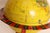 Replogle Globes Vintage Replogle Yellow and Red Tin Litho "Globe Grams' Spinning World Globe For Sale - Image 4 of 18