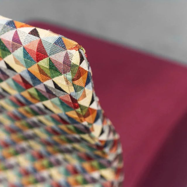 1980s Set of Vintage Fabric Armchair, 1980s For Sale - Image 5 of 11