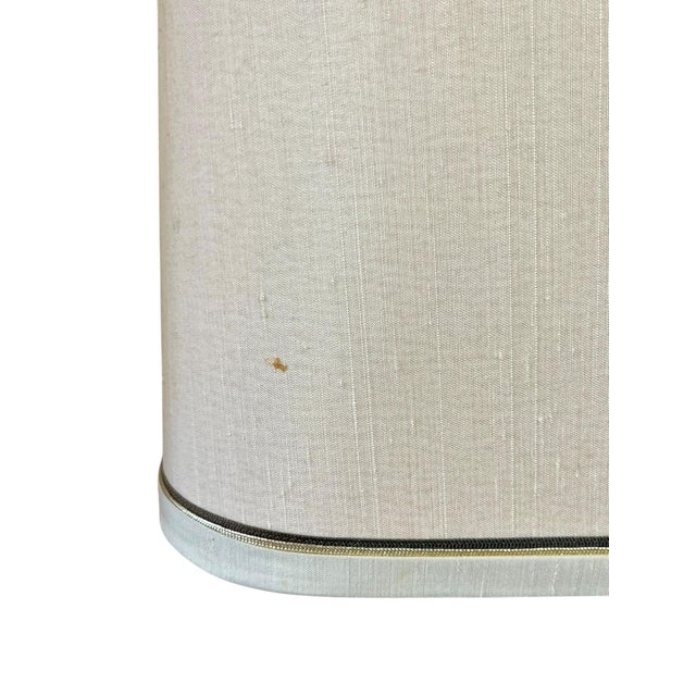 Mid 20th Century Pair Frederick Cooper Style Black Chinoiserie English Tin Tea Caddy Lamps With Original Shades For Sale - Image 17 of 18