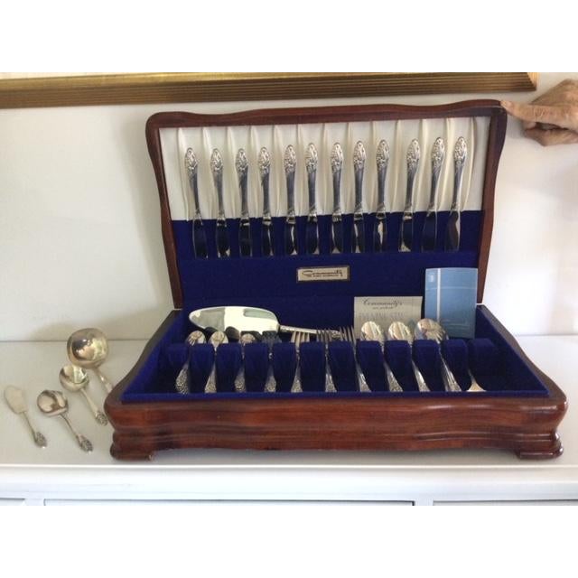 1950s Oneida Community "Evening Star" Silverplate Flatware Set 83