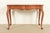 Brown Baker Furniture French Provincial Louis XV Carved Oak Extension Console Dining Table, Newly Refinished For Sale - Image 8 of 12