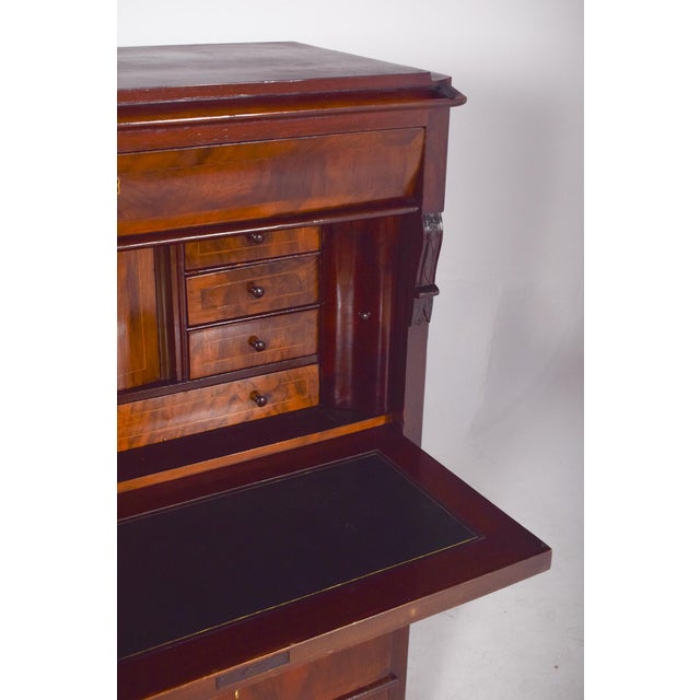 Antique Abattant Cabinet with Large Drawers, 1890s For Sale - Image 10 of 18