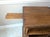 Chestnut Vintage 70s American Traditional Walnut Flip-Top Rolling Server Console For Sale - Image 8 of 12