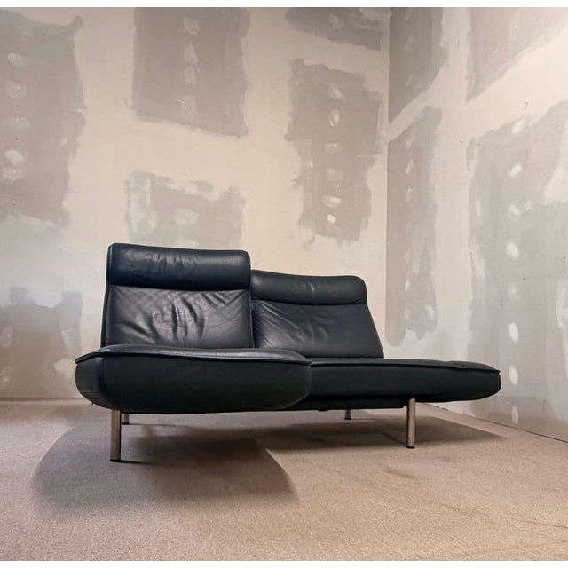 1990s Vintage DS 450 Twist Leather Sofa by Thomas Althaus for de Sede, 1990s For Sale - Image 5 of 11