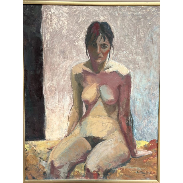 Ann Strömberg, Nude Study, Oil on Canvas, Framed For Sale - Image 15 of 18