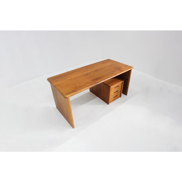 1960s Vintage Danish Teak Desk, 1960s For Sale - Image 5 of 10