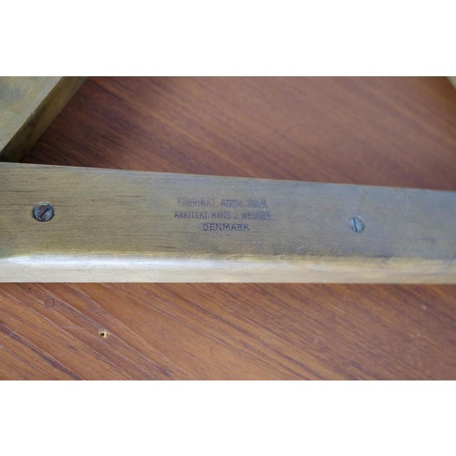 Wood Coffee Table in Teak & Oak attributed to Hans J. Wegner, 1960s For Sale - Image 7 of 9