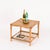 Wonderful Mid-Century square coffee table entirely crafted in bamboo, woven rattan, and hand-woven wicker. This delightful...