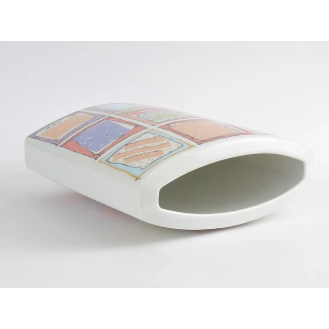 German Postmodern Porcelain Vase by Dorothy Hafner for Rosenthal, 1980s