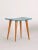 Blue Mid-Century Stool, 1960s For Sale - Image 8 of 8