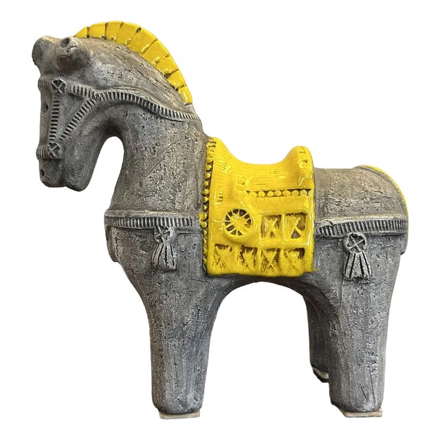 High Horse Sculpture by Aldo Londi for Bitossi Ceramiche, Italy, 1960s For Sale