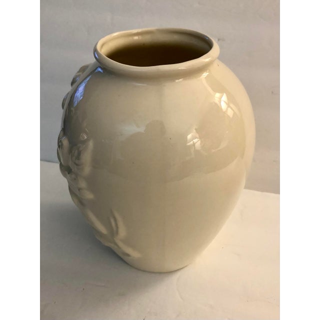 1970s Blanc De Chine Floral Vase For Sale - Image 4 of 8