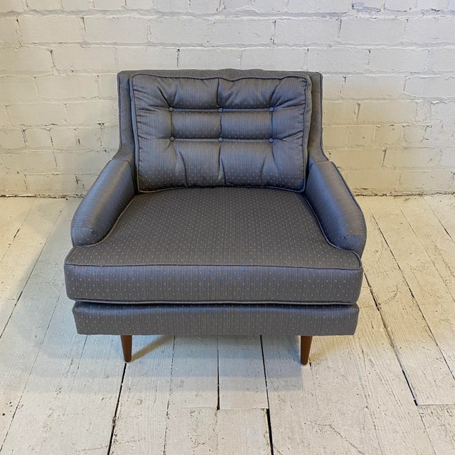 Mid Century Modern Milo Baughman Style Club Chair For Sale - Image 4 of 13