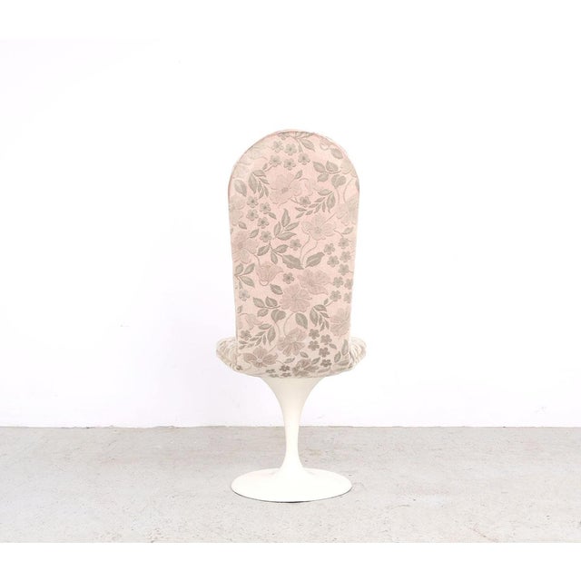 Vintage Velvet Tulip Chairs, 1970s, Set of 4 For Sale - Image 9 of 12