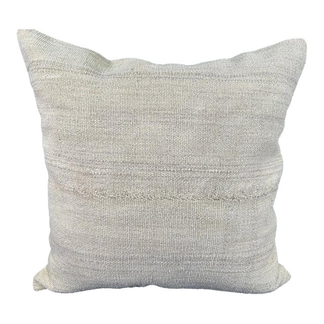 Turkish Hemp Pillow Cushion Natural Beige Pillow Cushion Cover 24x24 For Sale