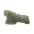 Stone Hand Carved Natural Green Jade Feng Shui Lucky Pixiu Figure Pendant For Sale - Image 7 of 7