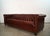 1970s 1970’s Hollywood Regency Tufted Leather Chesterfield Sofa For Sale - Image 5 of 12