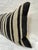 Contemporary Turkish Hemp Pillow Cushion Natural Beige Black Pillow Cushion Cover 16" x 24" For Sale - Image 3 of 4