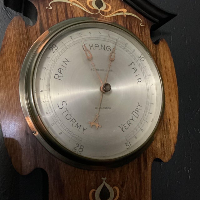 Arts and Crafts Aneroid Barometer, 1895 For Sale - Image 4 of 6