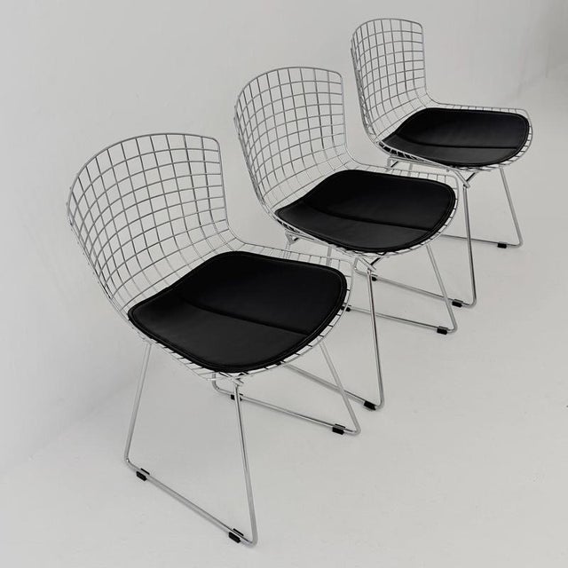 Mid-Century Wire Chrome Side Chair by Harry Bertoia, Germany, 1980s For Sale - Image 10 of 18