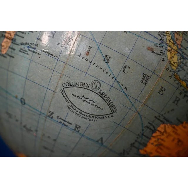 Boho Chic Art Deco Globe by Paul Oestergaard for Columbus For Sale - Image 3 of 11