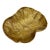Vintage 1940s Virginia Metalcrafters Brass Lotus Leaf Dish For Sale
