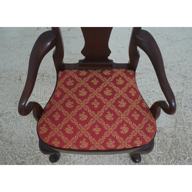 Brown Set of 8 Hickory Chair Co Mahogany Dining Room Chairs For Sale - Image 8 of 18