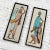1960s 1960’s Mid-Century Modern Framed Gravel Wall Art Figural Mosaics a Pair For Sale - Image 5 of 13