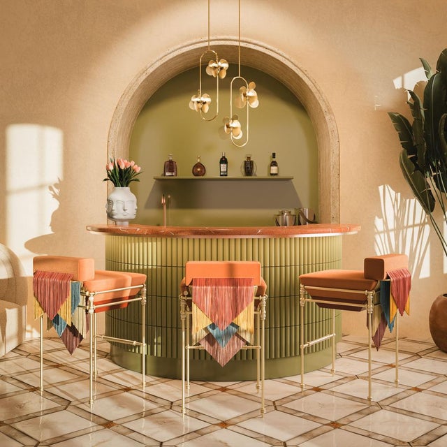 Seraphine Bar Chair by Ottiu For Sale - Image 13 of 16
