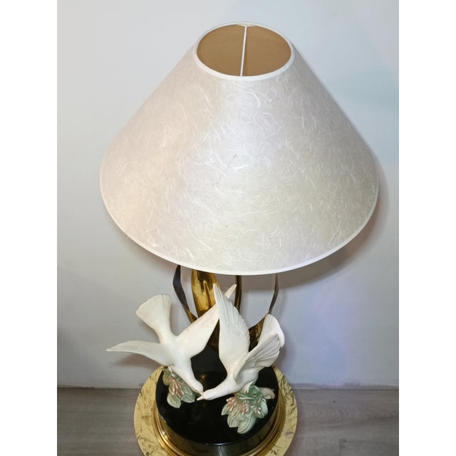 Black Vintage Italian Table Lamp, 1970s For Sale - Image 8 of 11