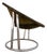 Model Sling Balloon Chair in Green Suede by Lusch & Co For Sale