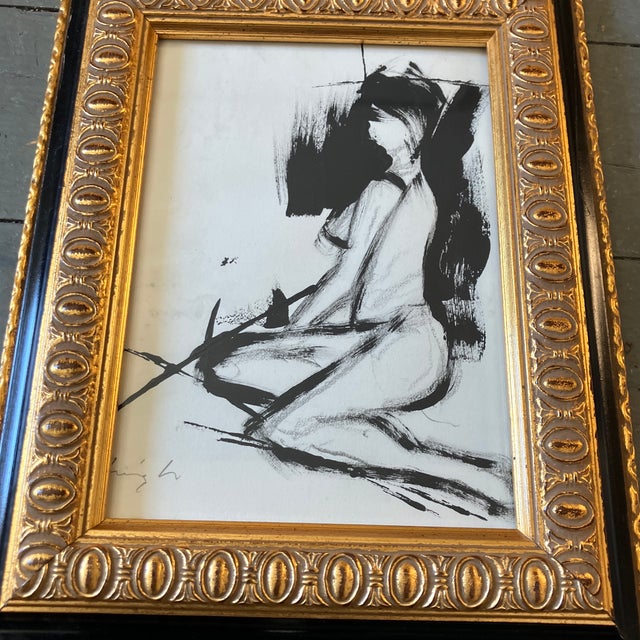 Original 5 x 7 painting on paper signed bottom left Overall size with frame is 8 x 10 Check out my shop, .ROBINS EGG...
