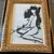 Original 5 x 7 painting on paper signed bottom left Overall size with frame is 8 x 10 Check out my shop, .ROBINS EGG...