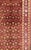 Measures: 4'5 x 9'9 Vintage Turkish Oushak Gallery Runner with Deep Chestnut and Soft Red 4'5 x 9'9. Keivan Woven Arts /...