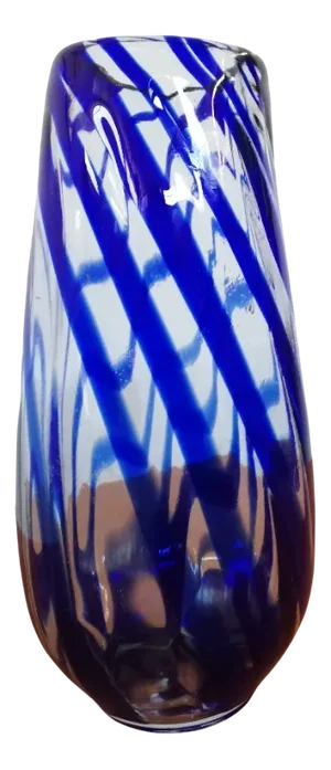Vessel in Blue Murano Glass, 1960s