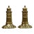 Vintage Brass Lighthouse Bookends For Sale