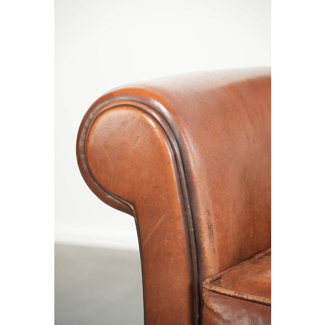 Club Chair in Sheepskin Leather For Sale - Image 10 of 14