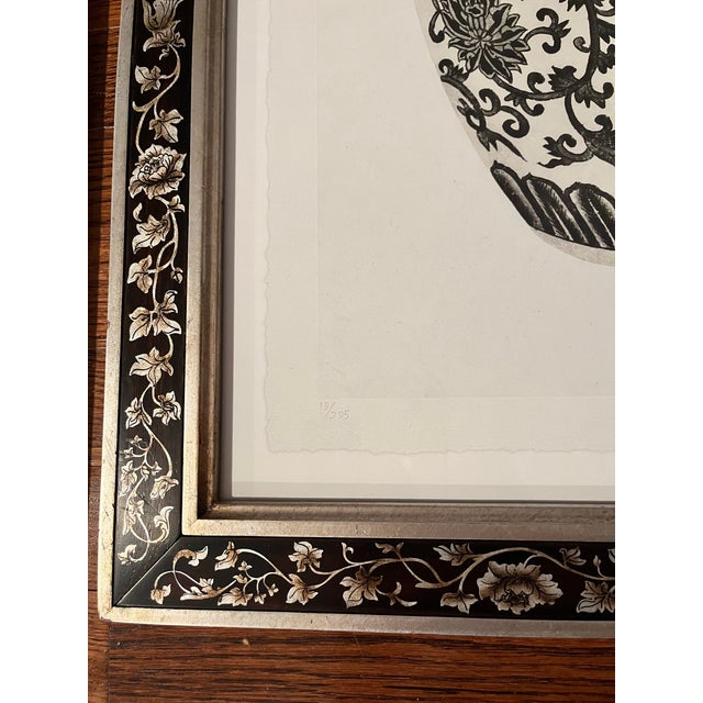 Vintage William Stafford Black & White "Chinese Vases" 19/295 Limited