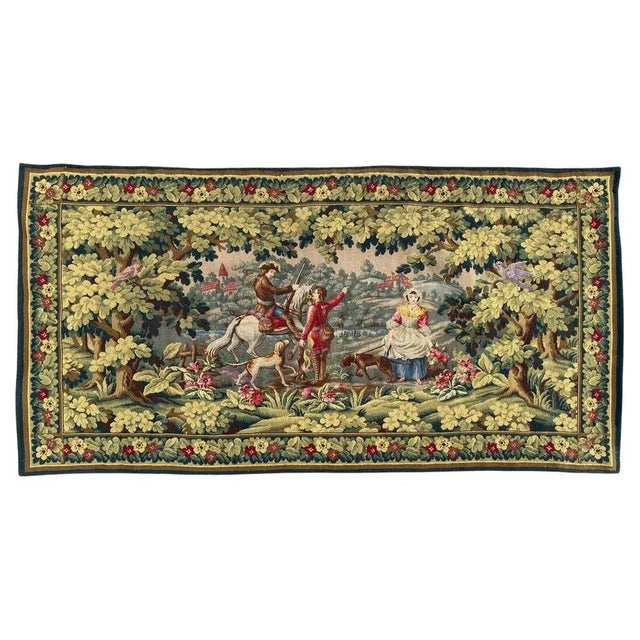 Vintage French Jacquard Tapestry For Sale - Image 18 of 18