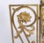 Metal Antique Louis XIV Revival French Brass Fire Screen For Sale - Image 7 of 10