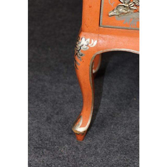 Unique Design Petitie Chinoiserie Style Italian Painted Commode For Sale - Image 14 of 15