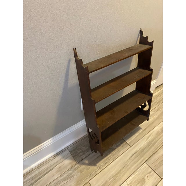 Antique Pair of English Hanging Shelves For Sale - Image 11 of 11