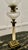 Glass Oil Lamp on Marble Column with a Stepped Brass Base, 1880s For Sale - Image 4 of 6