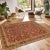 Textile Pasargad Home Agra Wool Area Rug-12' 1" X 15' 1", Red For Sale - Image 7 of 8