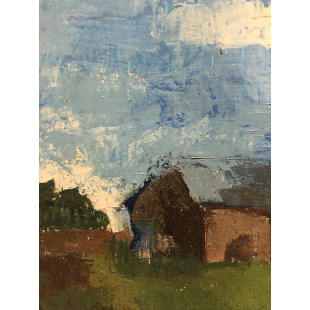 Jean-Jacques Boimond, Paysage de Moneuse, Oil on Canvas, Framed For Sale - Image 7 of 11