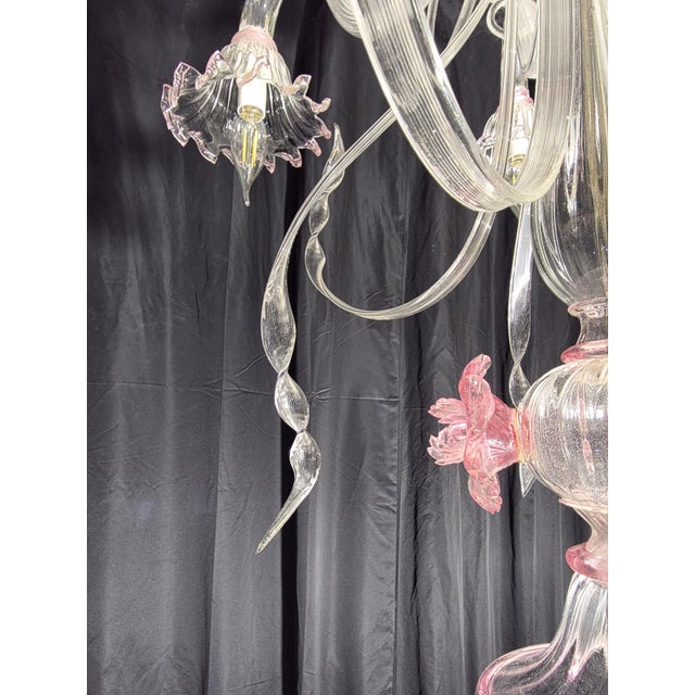 Vintage Murano Chandelier, 1980s For Sale - Image 10 of 17
