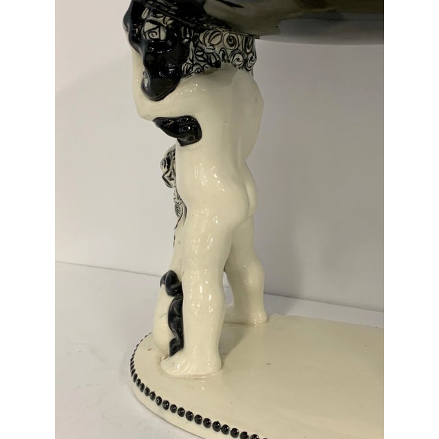 Wiener Keramik Werkstätte Centerpiece Putti For Sale - Image 12 of 13