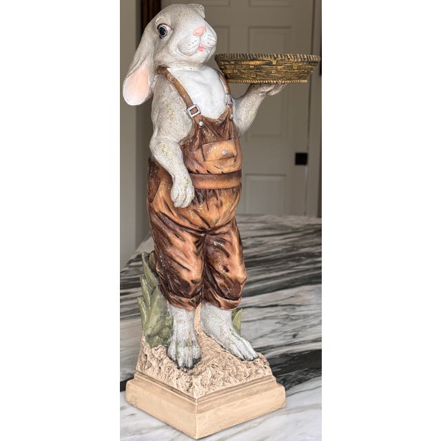 Presenting a large-scale vintage Easter bunny rabbit for the spring holidays and early season decor. Appearing to be...